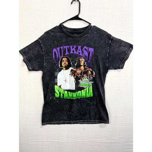 Outkast Stankonia T-Shirt Mens M Black Hip Hop Short Sleeve Crew Neck Pullover - Picture 1 of 5